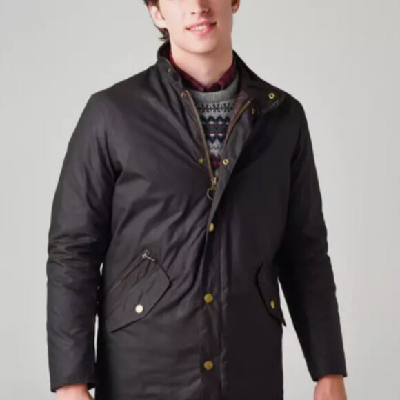 Barbour Men's Prestbury Wax Jacket in Olive MSRP$495 British Luxury Heritage - Picture 1 of 16
